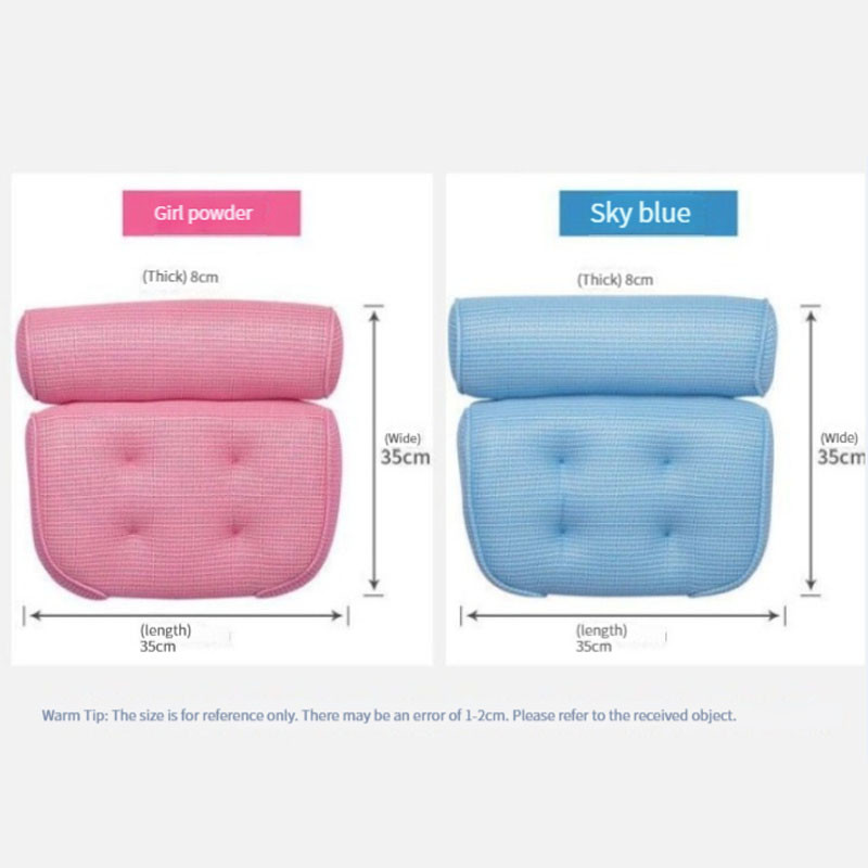 3D vannas spilvens neslīdošs ar piesūcekni skārienjutīgs spilvens vannas spilvens neslīdošs mājas vannas vanna vannas spilvens