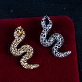 Starinski metalni broševi sa životinjama, luksuzne zmije, vještački dijamant, značke za revere, broševi za muškarce, odijelo, ovratnik košulje, odjevni dodaci