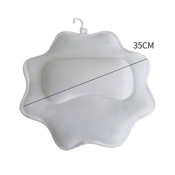 Αντιολισθητικό μαξιλάρι μπάνιου Cloud Star Πολυτελές Στήριγμα για κεφαλή & λαιμό μπανιέρας σπα, διαπερατό μαξιλάρι μπανιέρας με πλέγμα αέρα γρήγορου στεγνώματος
