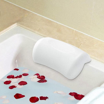 Εργονομικό μαξιλάρι μπανιέρας αδιάβροχο μαξιλάρι μπάνιου για μπανιέρα με εργονομικό σχεδιασμό και αντιολισθητικές βεντούζες Αξεσουάρ μπανιέρας για