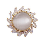 Nova životinjska sova, magnet, broš, cirkon, kamenčić, košulja, košulja, luksuzni broševi za muškarce i žene, nakit i dodaci