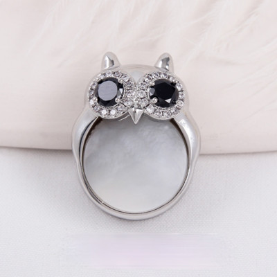 Nova životinjska sova, magnet, broš, cirkon, kamenčić, košulja, košulja, luksuzni broševi za muškarce i žene, nakit i dodaci