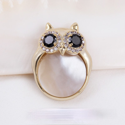 Nova životinjska sova, magnet, broš, cirkon, kamenčić, košulja, košulja, luksuzni broševi za muškarce i žene, nakit i dodaci