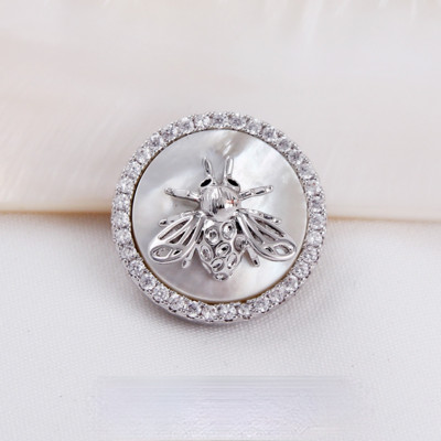 Nova životinjska sova, magnet, broš, cirkon, kamenčić, košulja, košulja, luksuzni broševi za muškarce i žene, nakit i dodaci