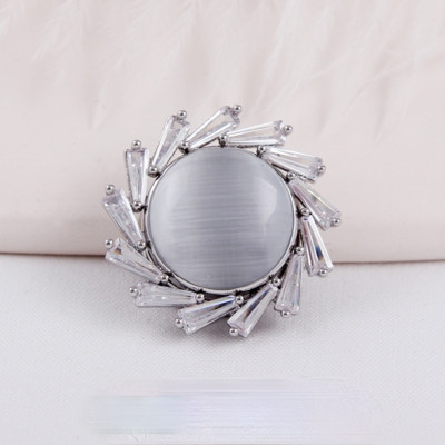 Nova životinjska sova, magnet, broš, cirkon, kamenčić, košulja, košulja, luksuzni broševi za muškarce i žene, nakit i dodaci