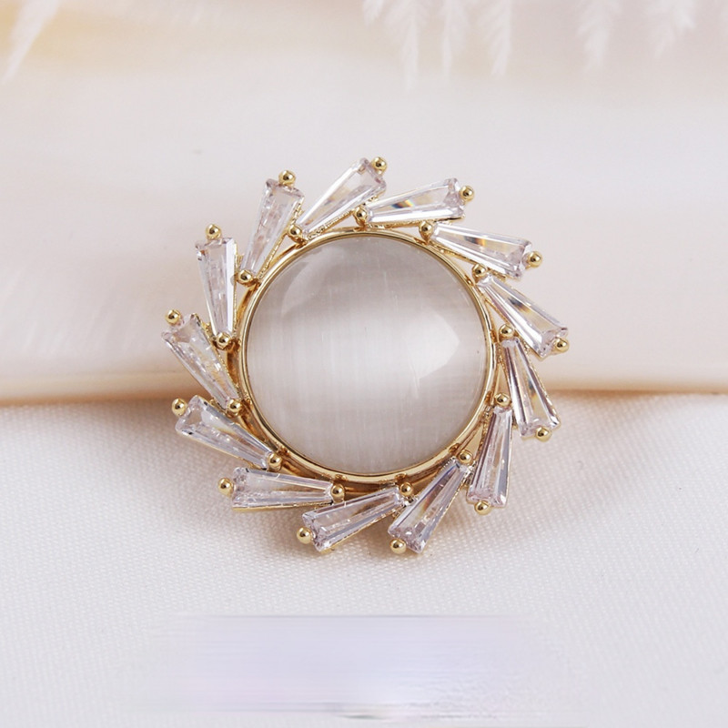 Nova životinjska sova, magnet, broš, cirkon, kamenčić, košulja, košulja, luksuzni broševi za muškarce i žene, nakit i dodaci