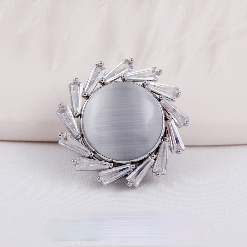 Nova životinjska sova, magnet, broš, cirkon, kamenčić, košulja, košulja, luksuzni broševi za muškarce i žene, nakit i dodaci