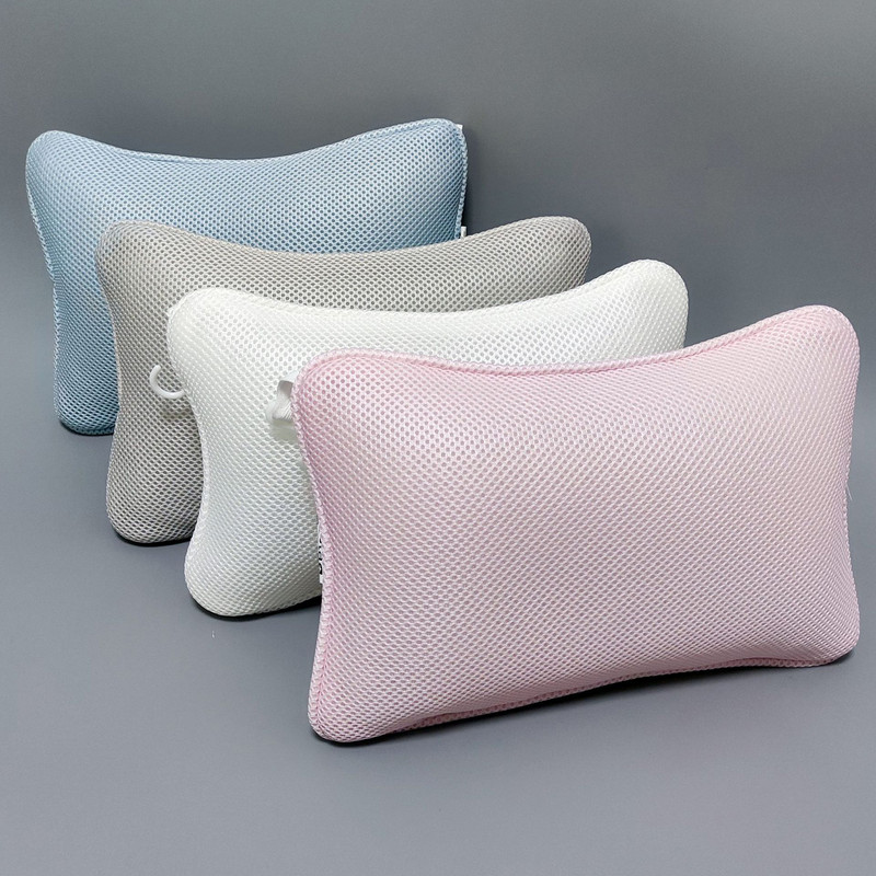 Mazgājams vannas spilvens 3/4D sieta vannas spilvens vannas istabas mērcēšanas piesūceknis Spilvens vannas spilvens SPA spilvens