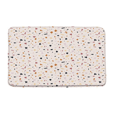 Mramorna prostirka za kupaonicu Moderna teraco stijena Apstraktna plava lomljeni kamen Geometrijski kreativni kupaonski tepih Otirač Kuhinjski WC Podni tepih