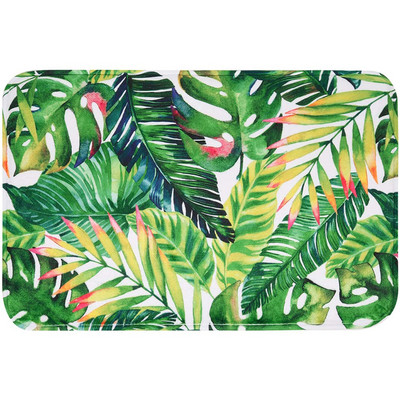 Zeleno lišće Prostirke za kupanje Protuklizne Tropske biljke Cvjetni jastučić za noge Flamingosi Otirač za spavaću sobu Cvjetni kuhinjski tepih Podna prostirka Kuća