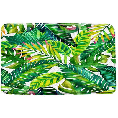 Zeleno lišće Prostirke za kupanje Protuklizne Tropske biljke Cvjetni jastučić za noge Flamingosi Otirač za spavaću sobu Cvjetni kuhinjski tepih Podna prostirka Kuća