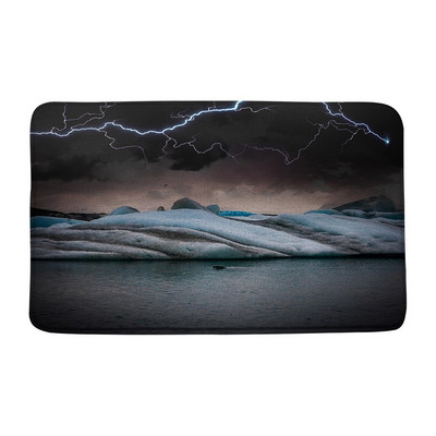 Ocean Prostirke za kupanje Egzotična plaža Palma Tropski prirodni krajolik Pejzaž Flanel Kupaonski dekor Tepisi Neklizajuća podloga Otirači