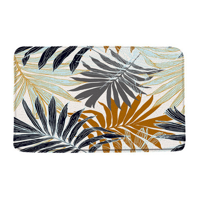 Tropske biljke Cvijeće Prostirka za kupaonicu Sažetak Šareno lišće Umjetnički dekori za kupaonicu Tepisi Neklizajuća podloga Unutarnji vanjski Otirač Tepih