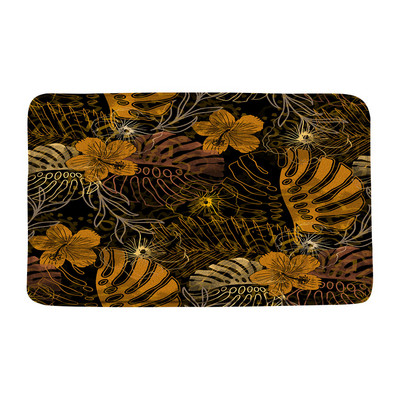 Tropske biljke Cvijeće Prostirka za kupaonicu Sažetak Šareno lišće Umjetnički dekori za kupaonicu Tepisi Neklizajuća podloga Unutarnji vanjski Otirač Tepih