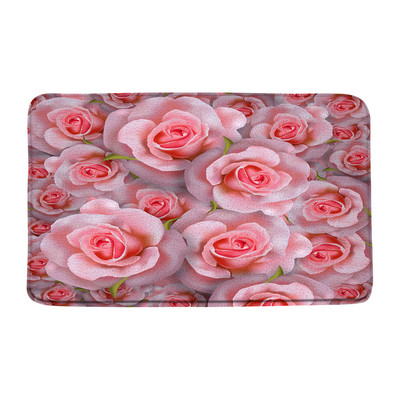 Tropske biljke Cvijeće Prostirka za kupaonicu Sažetak Šareno lišće Umjetnički dekori za kupaonicu Tepisi Neklizajuća podloga Unutarnji vanjski Otirač Tepih