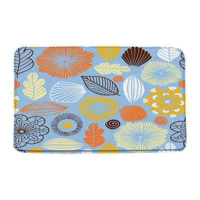 Tropske biljke Cvijeće Prostirka za kupaonicu Sažetak Šareno lišće Umjetnički dekori za kupaonicu Tepisi Neklizajuća podloga Unutarnji vanjski Otirač Tepih