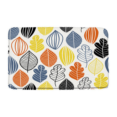 Tropske biljke Cvijeće Prostirka za kupaonicu Sažetak Šareno lišće Umjetnički dekori za kupaonicu Tepisi Neklizajuća podloga Unutarnji vanjski Otirač Tepih