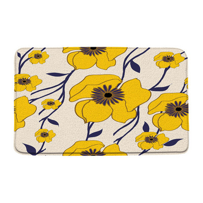 Tropske biljke Cvijeće Prostirka za kupaonicu Sažetak Šareno lišće Umjetnički dekori za kupaonicu Tepisi Neklizajuća podloga Unutarnji vanjski Otirač Tepih