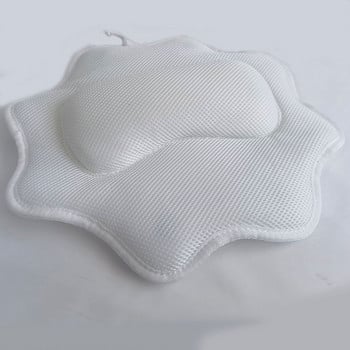 Cloud Star Bath Pillow Неплъзгаща се луксозна спа вана Подпора за главата и шията, пропусклива бързосъхнеща въздушна мрежеста възглавница за вана