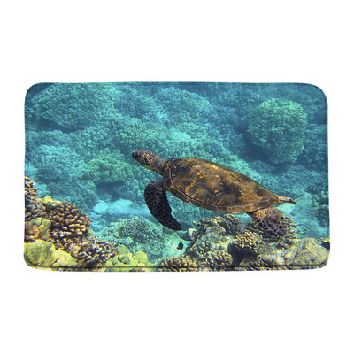 Zemūdens pasaule Tropiskās zivis Vannas paklājiņi Virtuves Kājslauķis Dzīvnieks Okeāna Bruņurupucis Ainavas istaba Durvju spilventiņi Grīdas Paklāji Pretslīdes paklājs