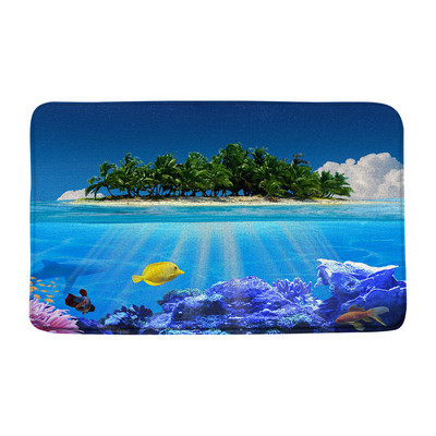 Zemūdens pasaule Tropiskās zivis Vannas paklājiņi Virtuves Kājslauķis Dzīvnieks Okeāna Bruņurupucis Ainavas istaba Durvju spilventiņi Grīdas Paklāji Pretslīdes paklājs