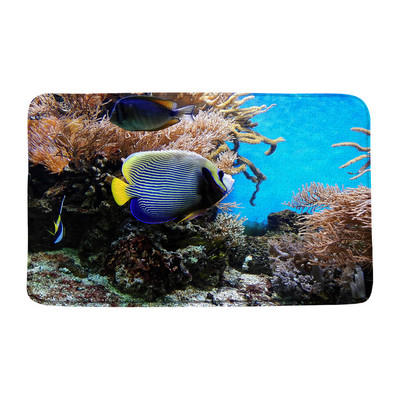 Zemūdens pasaule Tropiskās zivis Vannas paklājiņi Virtuves Kājslauķis Dzīvnieks Okeāna Bruņurupucis Ainavas istaba Durvju spilventiņi Grīdas Paklāji Pretslīdes paklājs