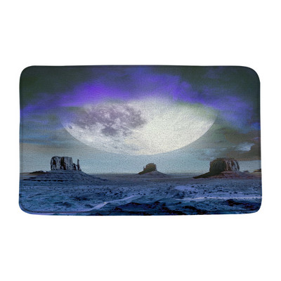 Galaxy Space Tepih za Dnevni boravak Spavaća soba Tepih 3D Zemlja Planet Mjesec Otirač Prostirka za kupaonicu Šareno zvjezdano nebo Kuhinja Podloga za noge Dom
