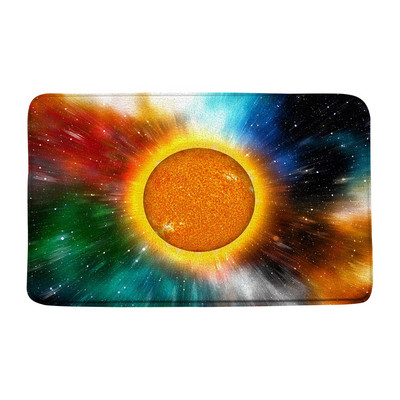 Galaxy Space Tepih za Dnevni boravak Spavaća soba Tepih 3D Zemlja Planet Mjesec Otirač Prostirka za kupaonicu Šareno zvjezdano nebo Kuhinja Podloga za noge Dom