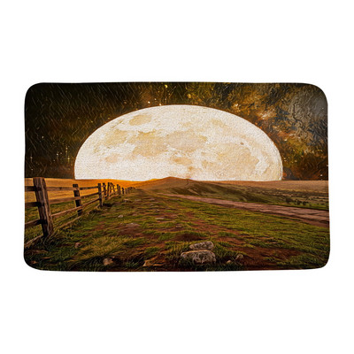 Galaxy Space Tepih za Dnevni boravak Spavaća soba Tepih 3D Zemlja Planet Mjesec Otirač Prostirka za kupaonicu Šareno zvjezdano nebo Kuhinja Podloga za noge Dom