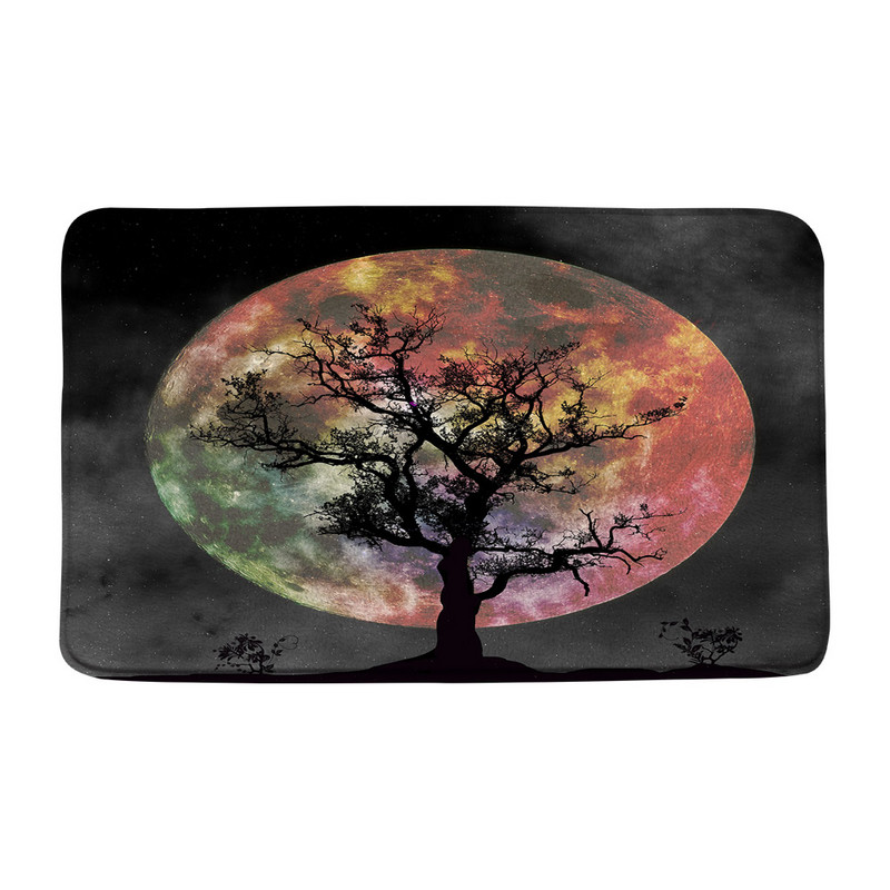 Galaxy Space Tepih za Dnevni boravak Spavaća soba Tepih 3D Zemlja Planet Mjesec Otirač Prostirka za kupaonicu Šareno zvjezdano nebo Kuhinja Podloga za noge Dom