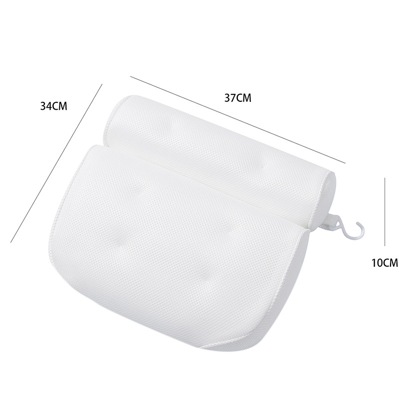 SPA vonios pagalvė su siurbimo puodeliais Vonios vonia Kaklo Nugaros atrama Galvos atramos Pagalvė Neslystanti Sutirštinta Namų Minkšta Pagalvėlė Vonios Aksesuarai