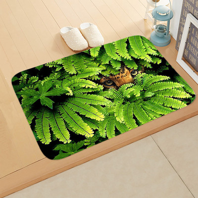 Divlje životinje Prostirka za kupanje Šuma Trava Lišće Tepih Dinosaur Tigar Neklizajuća podloga za noge Vuk Lav Otirač za kupaonicu Podni tepih Dekoracija doma
