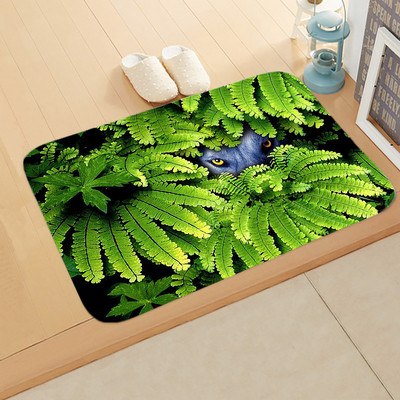 Divlje životinje Prostirka za kupanje Šuma Trava Lišće Tepih Dinosaur Tigar Neklizajuća podloga za noge Vuk Lav Otirač za kupaonicu Podni tepih Dekoracija doma