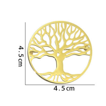 Νέες απλές καρφίτσες δέντρων από ανοξείδωτο ατσάλι για άντρες και γυναίκες Καρφίτσες για κολάρο φόρμας ζακέτα Αξεσουάρ κοσμημάτων μόδας κορσάζ