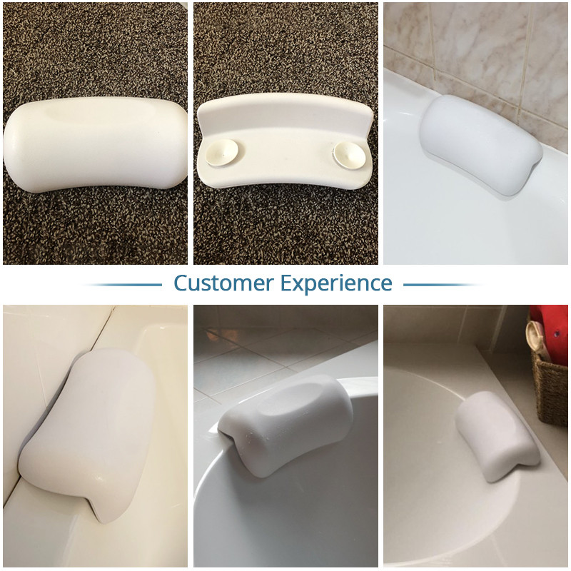 2022 SPA Jastuk za kupanje Jastuk za hidromasažnu kadu protiv klizanja Vodootporna potpora za vrat Jastuci za kadu s vakuumskim dodacima za kupanje