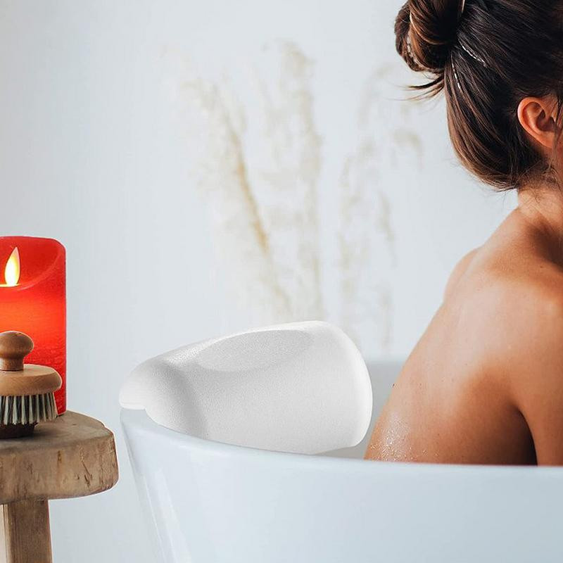 Ergonomski jastuk za kadu Ergonomski jastuk za kadu Opuštajući jastuci za spa kadu s jakim vakuumskim čašicama Pribor za kadu za muškarce