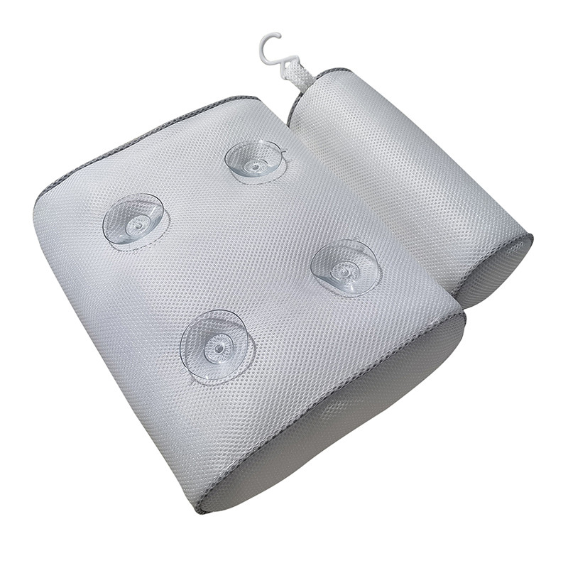 Spa neslīdošs vannas spilvens Polsterēts vannas vanna Spa spilvens vannas galvas balsta spilvens ar piesūcekņiem kakla mugurai vannas istabai