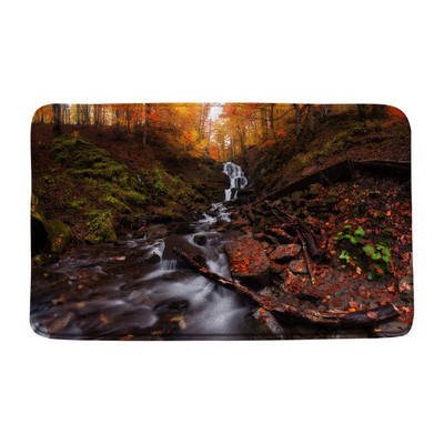 Vodopad Prostirka za kupaonicu Prašuma Zeleno stablo Ljeto Priroda Krajolik Kupaonski tepih Dekoracija Spavaća soba Kuhinja WC Tepih Meka memorijska pjena