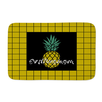 Protuklizne prostirke s valovitim prugama Žuto crne geometrijske jastučiće za noge Otirač za spavaću sobu Kuhinjski ulaz Slovo Karirani tepih Podna prostirka