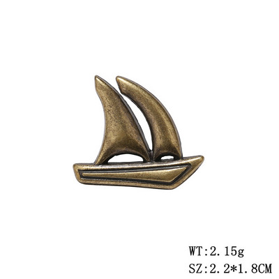 Krunski broševi za muškarce Visokokvalitetni vintage metalni broš Košulja Odijelo Ovratnik za rever Igla za ruksake Kopča Nakit Dodaci