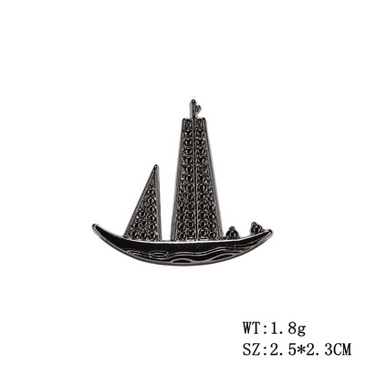 Krunski broševi za muškarce Visokokvalitetni vintage metalni broš Košulja Odijelo Ovratnik za rever Igla za ruksake Kopča Nakit Dodaci