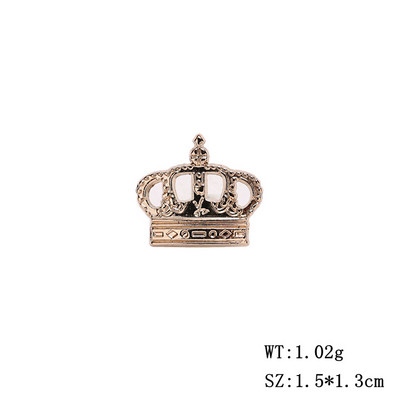 Krunski broševi za muškarce Visokokvalitetni vintage metalni broš Košulja Odijelo Ovratnik za rever Igla za ruksake Kopča Nakit Dodaci