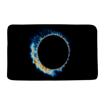 Grad Zvjezdani noćni pogled Prostirka za kupaonicu Umjetnička zgrada Pun mjesec Svemir Kupaonski tepih Dekoracija Spavaća soba Kuhinja WC Otirač Meka memorijska pjena