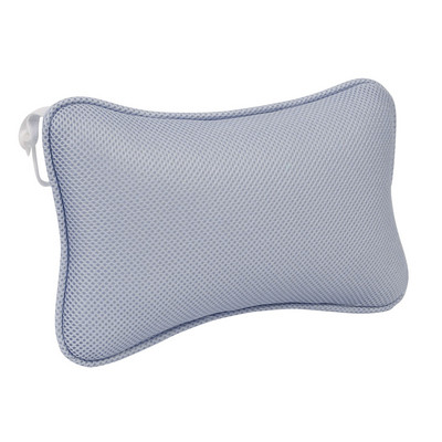 Elpojošs 3D Mesh SPA vannas spilvens ar piesūcekņiem kakla un muguras atbalsta spa spilvens mājas burbuļvannai vannas istabas piederumi