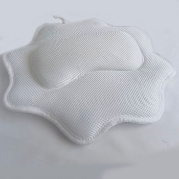 Cloud Star Bath Pillow Неплъзгаща се луксозна спа вана Подпора за главата и шията, пропусклива бързосъхнеща въздушна мрежеста възглавница за вана