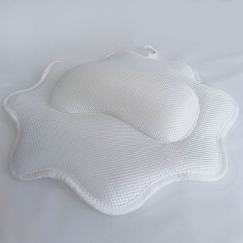 Cloud Star Bath Pillow Неплъзгаща се луксозна спа вана Подпора за главата и шията, пропусклива бързосъхнеща въздушна мрежеста възглавница за вана