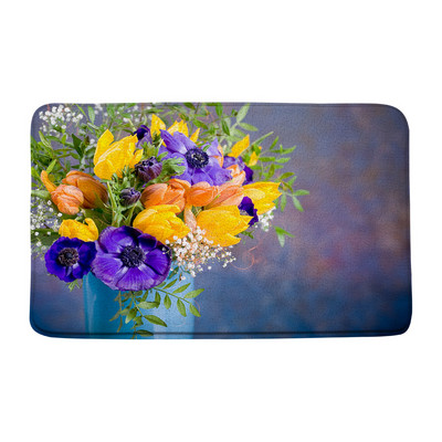 Akvarel Cvjetni leptir Prostirka za kadu Ne-silp Krajolik Tratinčica Cvijet dalije Ruralni kupaonski tepih Tepisi Kuhinjski otirač Jastučić