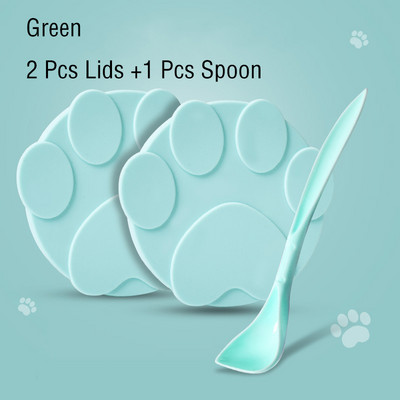 3 u 1 Silikonski poklopac za konzerve za pse i mačke za višekratnu upotrebu Prijenosni zatvarač za hranu Žlica Poklopac za hranu za kućne ljubimce Svježi limeni poklopci za limenke Čep Dodaci za kućne ljubimce