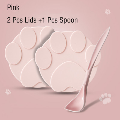 3 u 1 Silikonski poklopac za konzerve za pse i mačke za višekratnu upotrebu Prijenosni zatvarač za hranu Žlica Poklopac za hranu za kućne ljubimce Svježi limeni poklopci za limenke Čep Dodaci za kućne ljubimce