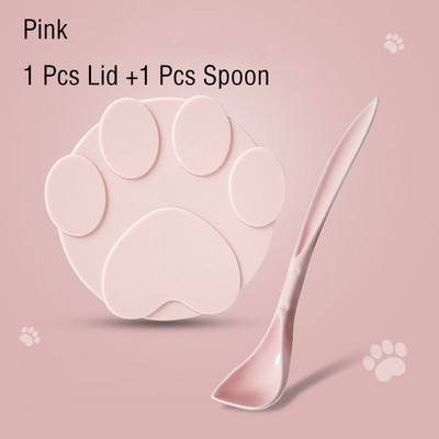 3 u 1 Silikonski poklopac za konzerve za pse i mačke za višekratnu upotrebu Prijenosni zatvarač za hranu Žlica Poklopac za hranu za kućne ljubimce Svježi limeni poklopci za limenke Čep Dodaci za kućne ljubimce
